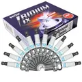12er Angebots-Set: Zündkerze NGK DCPR8EIX, [6546] Iridium