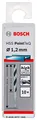 Bosch Professional 10 Stück HSS Spiralbohrer PointTeQ (für Metall, 1,2 x 16 x 38 mm, Zubehör Bohrschrauber)