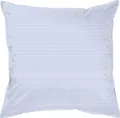 Curt Bauer Mako-Brokat-Satin-Kissenbezug einzeln Dessin 9033 BENTE Farbe sky-237 Größe 80x80 cm