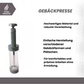 Birkmann Gebäckpresse Kekspresse Spritzgebäck 10 Schablonen 27 cm – ,Motivscheib