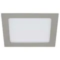 Briloner Einbauleuchte Kunststoff matt-nickel inkl. LED 12W IP44 17,5 x 17,5 cm