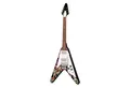 Epiphone E-Gitarre, E-Gitarren, Andere Modelle, Jimi Hendrix "Love Drops" Flying V - E-Gitarre