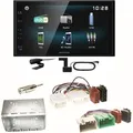 Kenwood DMX-125DAB Bluetooth MP3 Digitalradio Einbauset für Volvo S40 V40 850