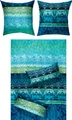 Erwin Müller Bettwäsche blau 1x 155x200 cm + 1x 80x80 cm