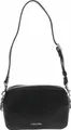 Calvin Klein Webbing Double Strap Camera Black/ Old Silver .
