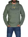 DENIMFY Kapuzenpullover Herren Hoodie DFArno Regular Fit Longsleeve Sweatshirt mit Kängurutasche