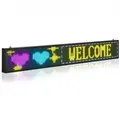 VEVOR programmierbare LED Zeichen P10 Vollfarbe flexibles digitales Scrolling Panel, DIY Anzeigetafel mit benutzerdefiniertem Textmuster und GIF