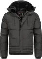 Alessandro Salvarini Winterjacke ASFabiano mit warmem Teddyfell und abnehmbarer Kapuze