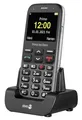 Primo 368 by Doro GSM Mobiltelefon mit froßem Farbdisplay, Fallsensor, Taschenlampe, FM-Radio, Kalender, inkl. Tischladestation, graphit, 360084