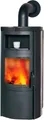 HARK Kaminofen »Vito WW GT ECOplus 8,4 KW«, 3,3 kW, Dauerbrand, Ofenkacheln meteor-schwarz