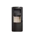 HARK Kaminofen "Vito WW GT ECOplus", meteor-schwarz, Stahl, 8 kW, wasserführend