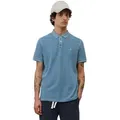 Marc O'Polo Poloshirt mit dezenter Logostickerei blau M (48)
