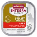 animonda INTEGRA PROTECT Katzenfutter nass Urinary Struvitstein Kalb (6 x 100g), vom Tierarzt empfohlen bei Harnsteinen, mit Veterinären entwickeltes Diätalleinfutter für erwachsene Katzen