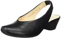 Think! Damen AIDA, chromfrei gegerbte nachhaltige Slingback Pumps, 0000 SCHWARZ, 36.5 EU