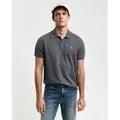 Gant für Herren. 2210 Piqué-Poloshirt Regular Fit Shield grau (XL), Lässig, Baumwolle, Kurzarm