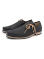 dirndl + bua Trachtenschuh Paniolo für Herren, Flache Haferlschuhe für Männer (braun, EU Schuhgrößensystem, Erwachsene, Herren, Numerisch, M, 45)