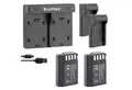 Blumax Set mit Lader für Panasonic DMW-BLK22 2250mAh Kamera-Akku