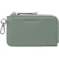 Marc O'Polo Leder Geldbörse Florica Zip Wallet Deep Lake Green blaugrau - Blau
