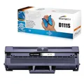 Starlet24 1x MLT-D111S Toner Kompatibel für Samsung D111S MLT- D111S MLT-D111L Tonerkartusche als Ersatz für Xpress M2070 M2070W M2026W M2026 M2020 M2070FW M2022W M2022 M2020W M2070F (Schwarz)