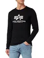 Alpha Industries Herren Basic Ls Longsleeve Für T-Shirt, 03-schwarz, M EU