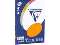 Clairefontaine Leuchtend orange A4 Farbiges Papier 160 g/m² (50 Blatt)