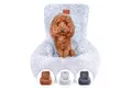 Wahre Tierliebe Hunde-Autositz Premium Hunde Autositz Fluffy - Inkl. Sicherheitsgurt, verschiedene Größen und verschiedene Farben