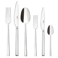 5256283 Rock Inox Besteckset 36teilig, 6 Tafelgabeln, 6 Tafellöffel, 6 Tafelm...