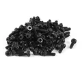 sourcing map 100 PCS Edelstahl Innensechskant gerändelt Gap Head Bolt M2 x 6 de