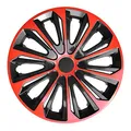 NRM Radzierblende Strong schwarz/rot 14 Zoll 4er Set