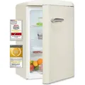 Exquisit Retro Vollraumkühlschrank RKS120-V-H-160E magnolienweiss | Nutzinhalt: 122 L | Ohne Gefrierfach - Weiß