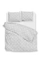 ZO HOME Bettwäsche Piastrella Dbo 240 Crystal White 240x220 Crystal-White Kariert, Perkal, 3 teilig, Bettwäsche 240x220 Baumwolle Perkal Kariert Hotelverschluss