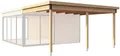 LASITA MAJA Gartenhaus-Anbaudach DOMEO 5 DACHVERLÄNGERUNG, BxT: 437,6x300 cm, für Domeo 5
