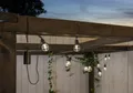 STAR LED Party Lichterkette Fiesta 10 Kugeln warmweiß IP44 Timer Batterie 3,6m