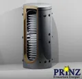 Hygienespeicher 800 Liter mit 2 WT für Solar und Isolierung