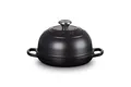 Le Creuset Signature Gusseisen Brot Bräter, 24cm, Schwarz Matt, 21301240000430