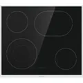 Gorenje ECD643BX Elektro-Kochfeld, Glaskeramik, 59,5 cm Breite, Edelstahlrahmen, 4 Kochstellen - Silber