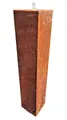 Jürgen Bocker - Gartenambiente Gartenbrunnen Säulenbrunnen eckig 20/20 cm Cortenstahl Höhe 40-100 cm LED Garten