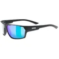 UVEX Sportbrille SPORTSTYLE 233 P - Uni., black m./mir.gree