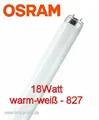 10x OSRAM Leuchtstofflampen LumiluxT8 18Watt 827 18W warm-white warmweiß philips