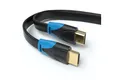 JAMEGA HDMI Kabel Flach 4K Ultra HD 2160p 1080p 3D ARC CEC 3m - 20m in Schwar HDMI-Kabel, HDMI 2.0, HDMI Typ-A-Stecker auf HDMI Typ-A-Stecker (300 cm)