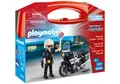 PLAYMOBIL 5648 Koffer Polizei mit Motorrad City Action Police Motorcycle Set