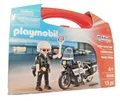 Playmobil City Action Police Carry Case 5648 Neu & OVP Polizei Motorrad Koffer