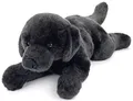 Uni-Toys - Labrador schwarz, liegend - 40 cm (Länge) - Plüsch-Hund, Haustier - Plüschtier, Kuscheltier