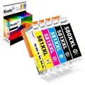 5 XXLPatronen für Canon Pixma TS6350 TR8550 TR7550 TS9550 TS705 PGI-580 CLI-581
