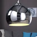 Modern Design Hängeleuchte CHROMAGON 30cm silber Hängelampe Pendelleuchte Lampe