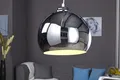 Hängeleuchte rund Ø30cm Retro glanzvolles Chrom Kugel Form Wohnzimmer Esstisch