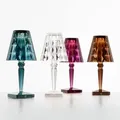 Tischleuchte Kartell, Big Battery, Braun / Rost, für Wohnzimmer, Kunststoff, Design - 17 - 17 - 37.3