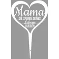 ILLUMINO Deko-Buchstaben Grabstecker Trauerschmuck Friedhof Grabgesteck Grabschmuck Grabdeko, mit Schriftzug weiß Pulverbeschichtet - Wetterfeste Trauerdeko weiß