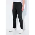 Ulla Popken Funktionshose Hose Sienna schmales Bein Elastikbund schwarz 23