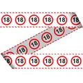 Verkehrsschild 18 Absperrband 15m
